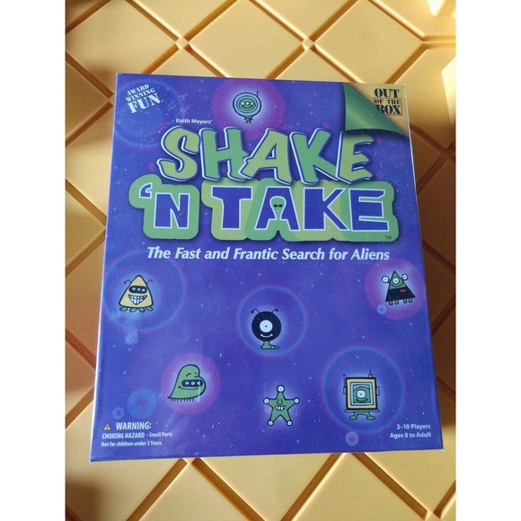 NEW Shake N Take Game Aliens Speed Out of The Box - Picture 1 of 6